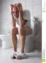 angry man on toilet Meme Template