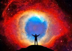 In Awe of the Helix Nebula Meme Template