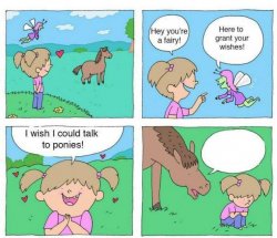 Talk to Ponies Meme Template
