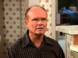Red Foreman taking it all in Meme Template
