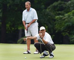 Boehner and Obama Golf Buddies Meme Template