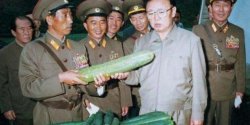 Kim Jong Ill Cucumber Meme Template