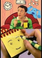 Notepad from don't hug me i'm scared on blue's clues Meme Template
