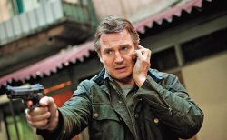 Liam Neeson Gun Movie Star Meme Template