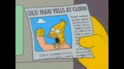 old man yells at cloud Meme Template