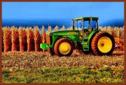 Tractor in Corn field Meme Template