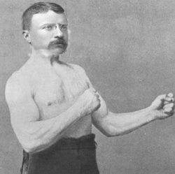 Overly Manly Theodore Roosevelt Meme Template