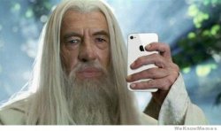 Swag Gandalf Meme Template