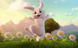 Easter-Bunny Defense Meme Template