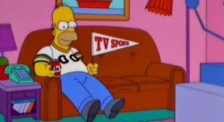 Home Simpson Watch Sport Meme Template