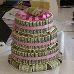 How to Make a DIY Money Cake for a Birthday ⋆ 100 Days of Real Food
