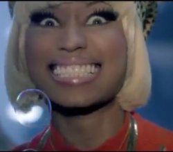 Nicki Minaj... when she's taking a dump. Meme Template