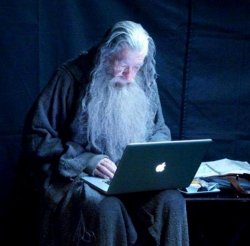 Gandalf looking Facebook Meme Template