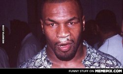 Mike Tyson Thnowing Meme Template
