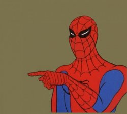 Spiderman Disagrees Meme Template