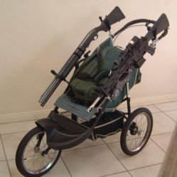 Baby stroller guns Meme Template