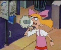 Helga's Warning Meme Template