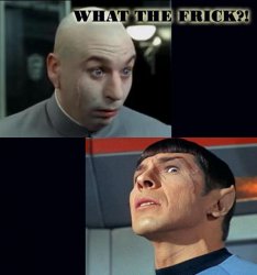 Dr. Evil and Dr. Spock Meme Template