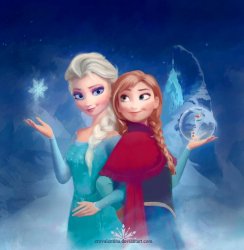 elsa and anna Meme Template