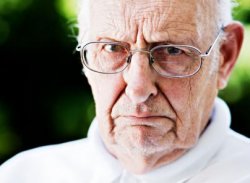 Grumpy old man Meme Template