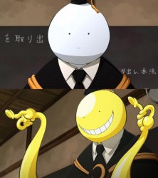 Korosensei reaction meme Meme Template