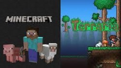 minecraft and terraria Meme Template