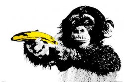 Banana Monkey Meme Template