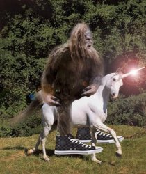 bigfoot unicorn Meme Template