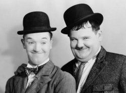 Laurel & Hardy Meme Template