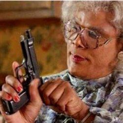 Madea With a Gun Meme Template