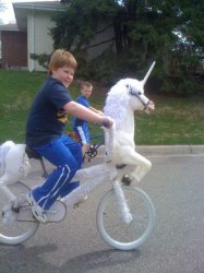 unicorn bike Meme Template