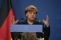 merkel podium Meme Template