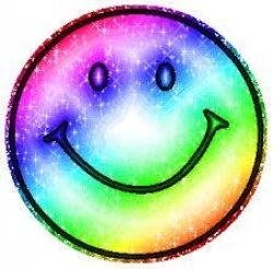 Rainbow smile face Meme Template