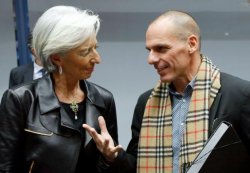 Yanis Varoufakis Cristine Lagarde Meme Template