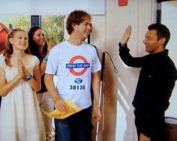 Ryan Seacrest Highfives Blind Guy Meme Template