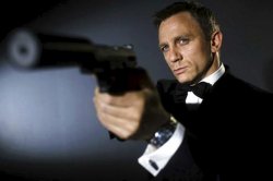James Bond aims at you friendly Meme Template
