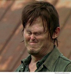 Crying Daryl Meme Template