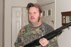 Redneck with gun Meme Template