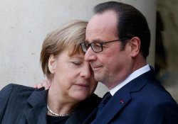 hollande/merkell Meme Template