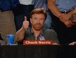 Chuck Approved Meme Template