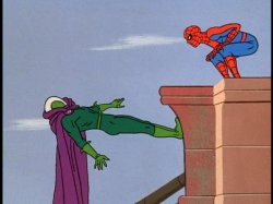 Spider-Man Vs. Mysterio Meme Template