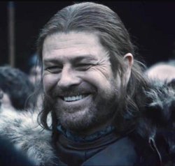 Ned Stark happpy Meme Template