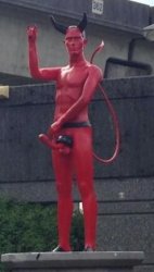 nakedsatan Meme Template