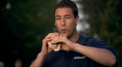 Adam sandler I eat three a day to keep me strong Meme Template