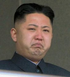 Sad Kim Jong-un Meme Template