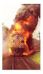 Train on Fire Meme Template