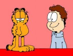 garfield and jon Meme Template