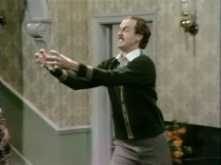 fawlty strangle Meme Template