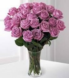 purple roses in vase Meme Template