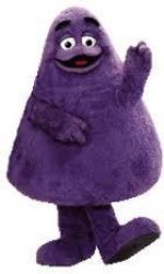 Grimace Meme Template